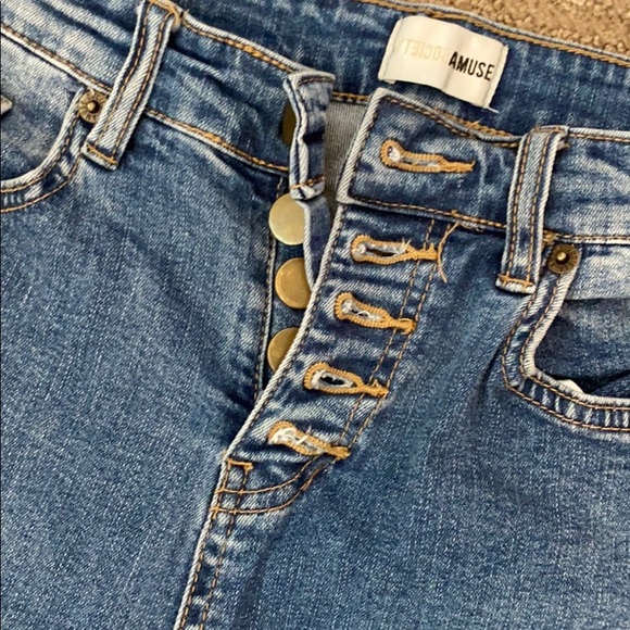 Light blue high waisted skinny jeans - Picture 2 of 3